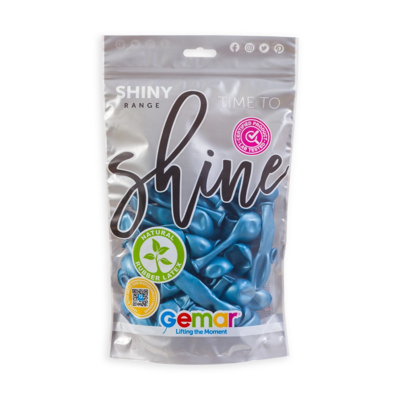 Gemar Latexballon A50 5"/13cm #092 Shiny Blue