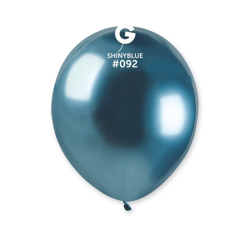 100x Latexballon A50 5"/13cm #092 Shiny Blue