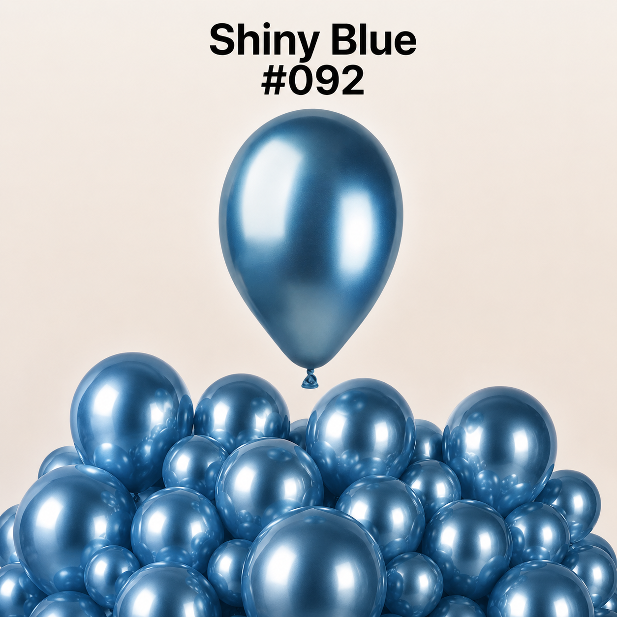 Gemar Latexballon G120 13"/33cm #092 Shiny Blue