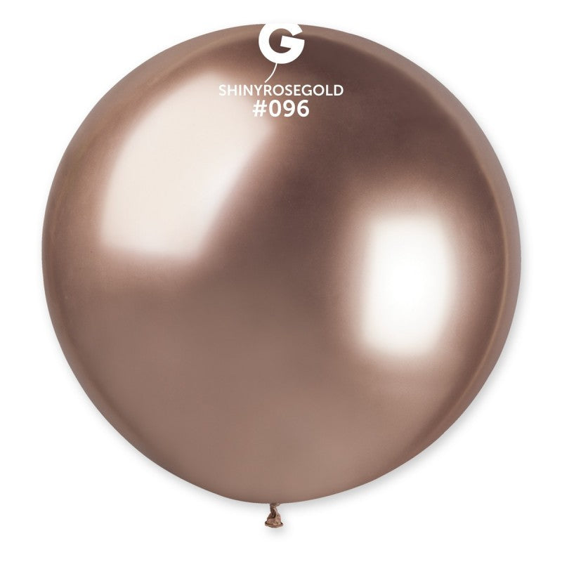 1x Latexballon G30 31"/80cm DM #096 Shiny Rosegold