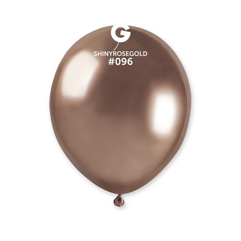 100x Latexballon A50 5"/13cm #096 Shiny Rosegold