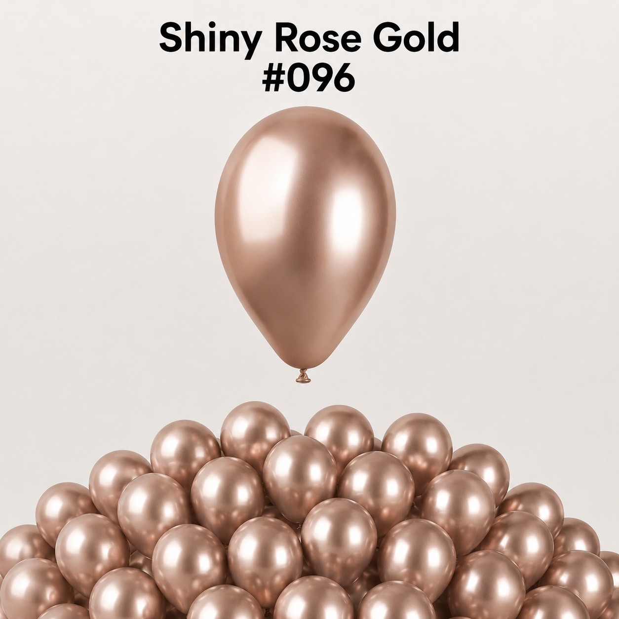 Gemar Latexballon A50 5"/13cm #096 Shiny Rosegold