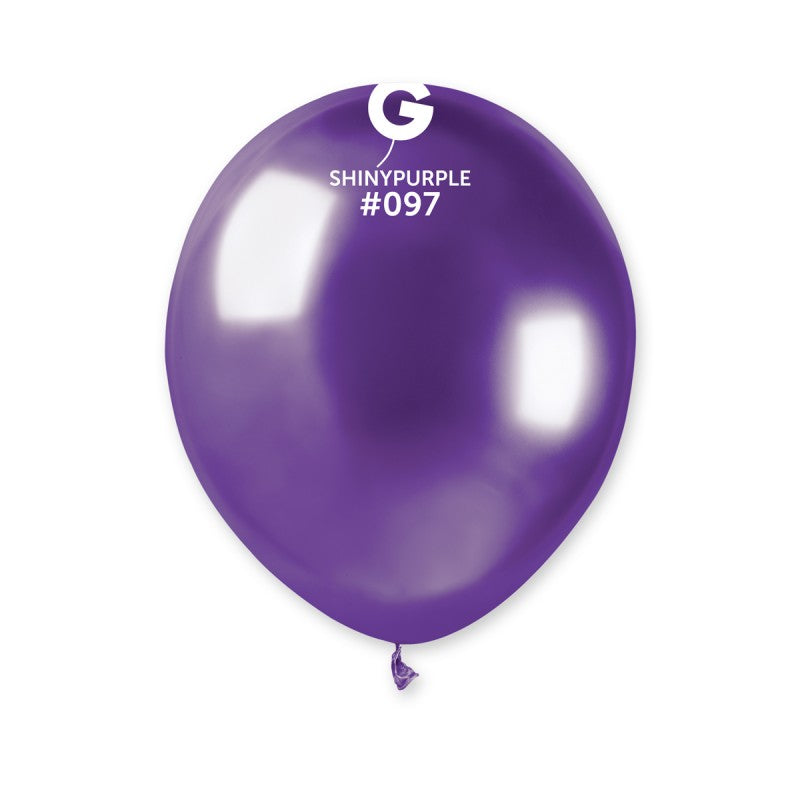 100x Latexballon A50 5"/13cm #097 Shiny Purple