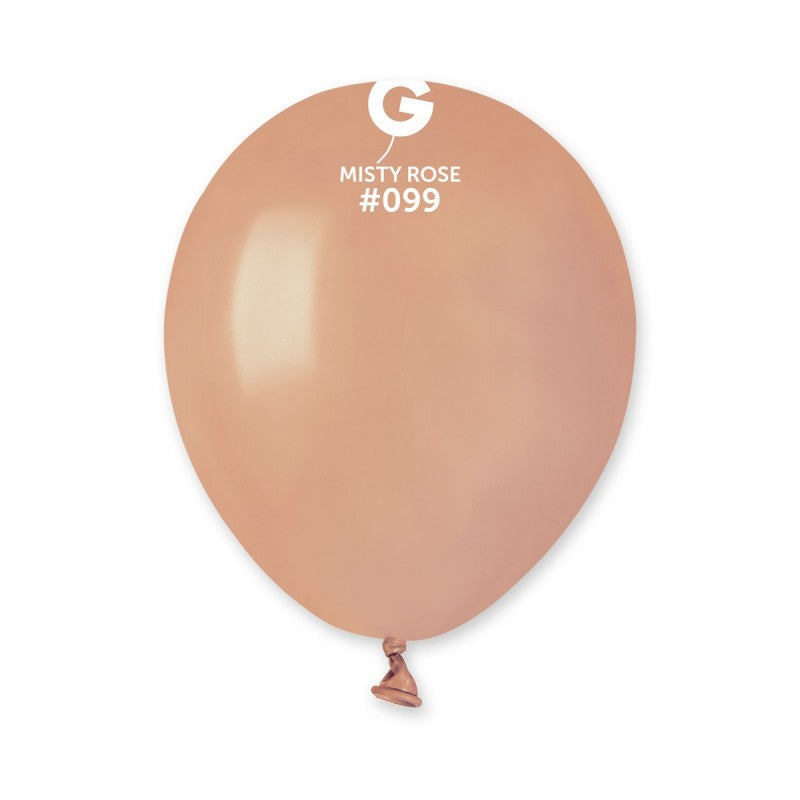 100x Latexballon A50 5"/13cm #099 Pastel Foggy Pink