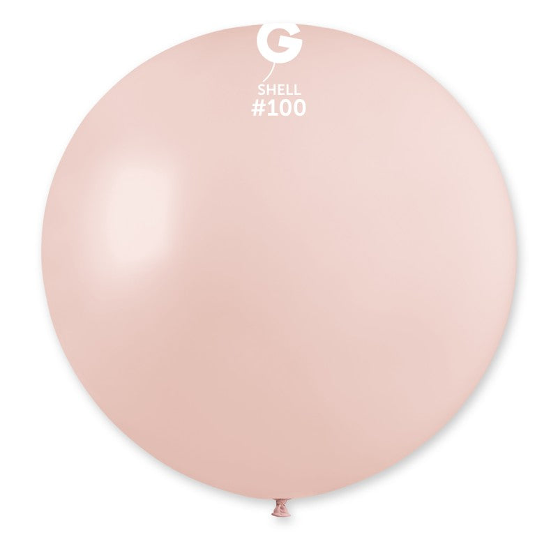 1x Latexballon G220 30"/75cm DM #100 Pastel Shell