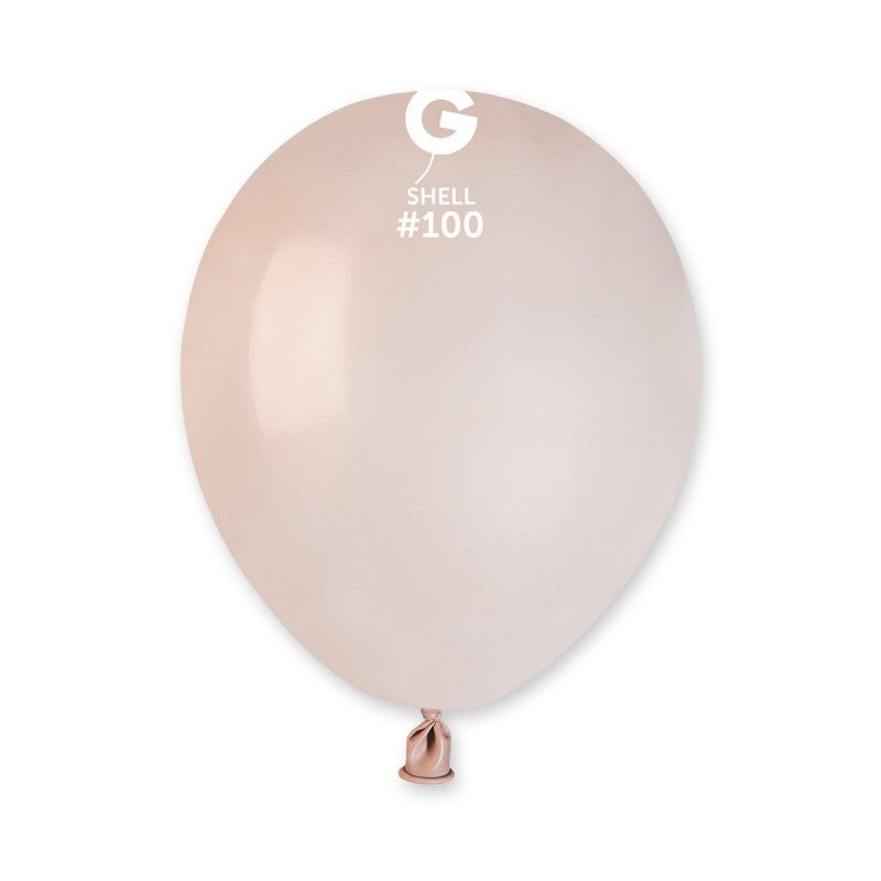 100x Latexballon A50 5"/13cm #100 Pastel Shell