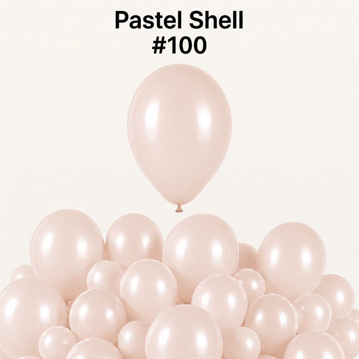 Gemar Latexballon G110 12"/30cm #100 Pastel Shell
