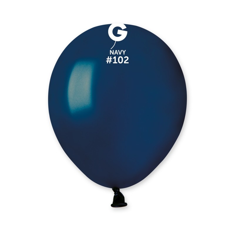 100x Latexballon A50 5"/13cm #102 Pastel Navy