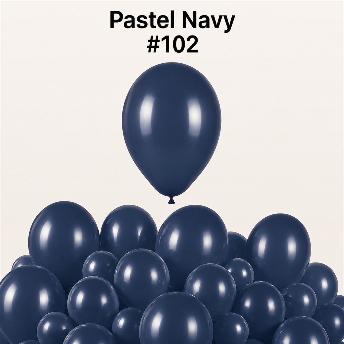 Gemar Latexballon G110 12"/30cm #102 Pastel Navy