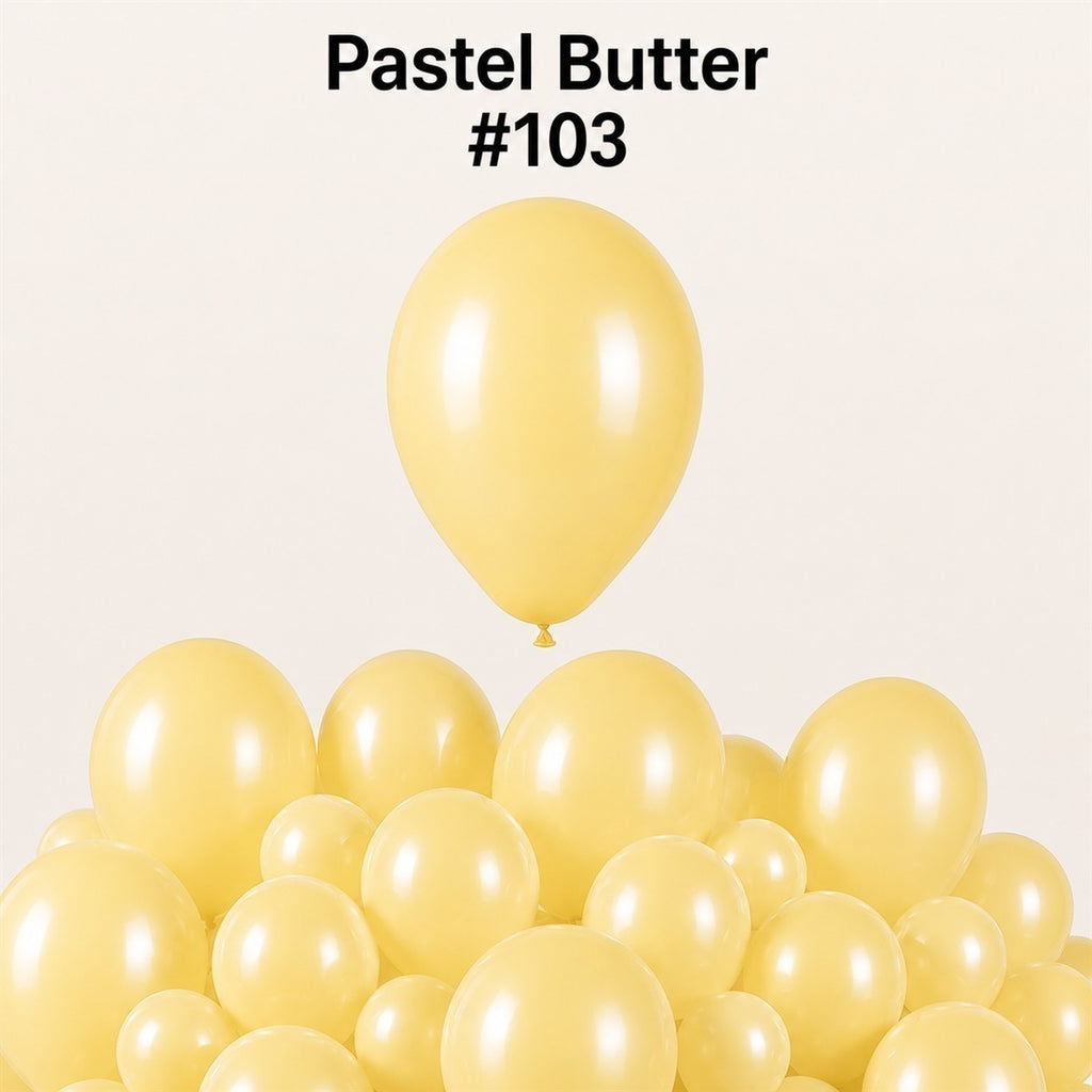 Gemar Latexballon G110 12"/30cm #103 Pastel Butter