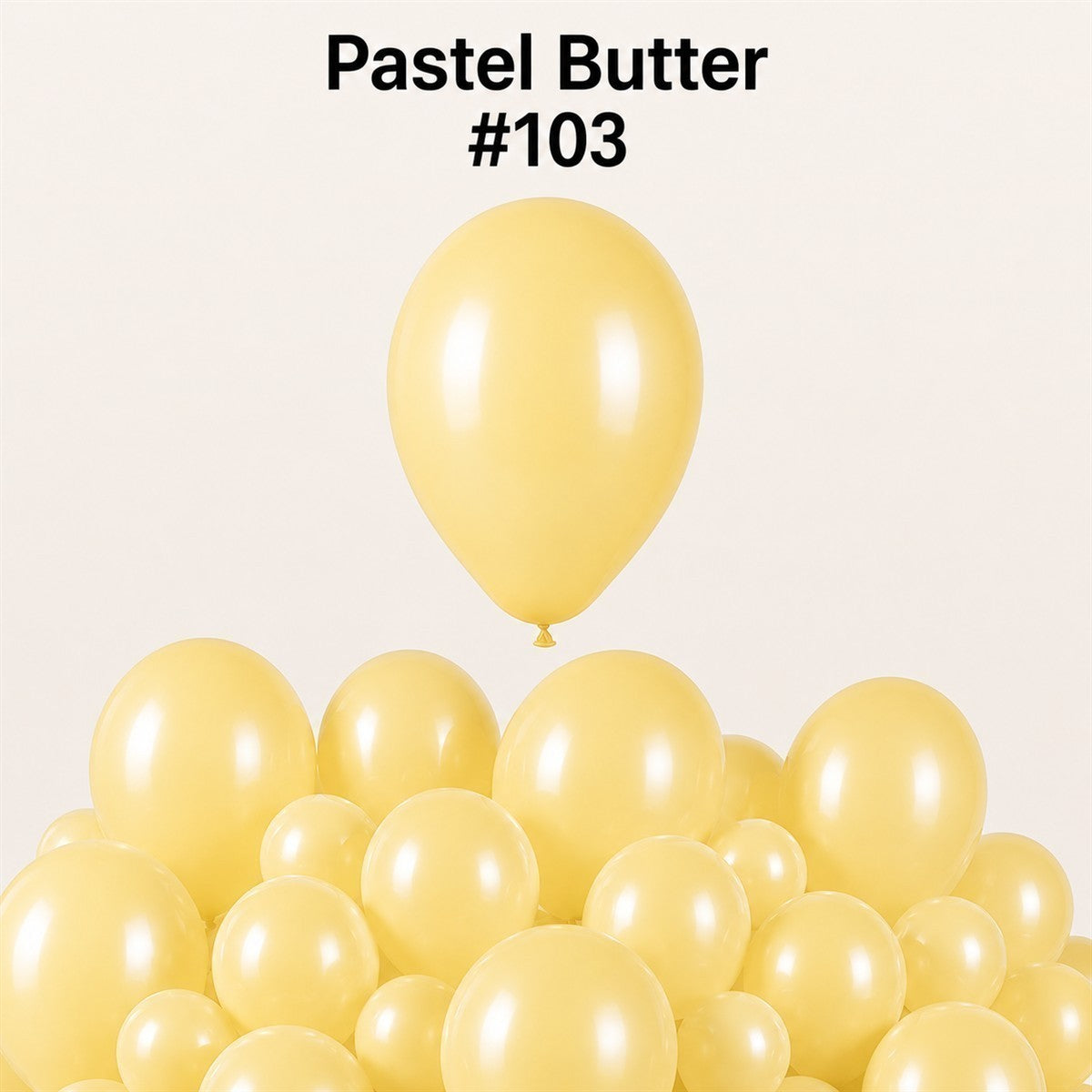 Gemar Latexballon G110 12"/30cm #103 Pastel Butter