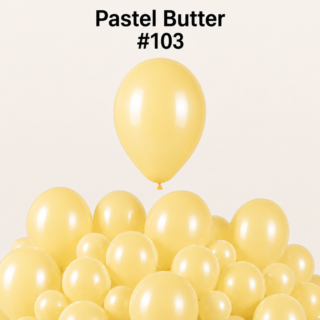 Gemar Latexballon G110 12"/30cm #103 Pastel Butter