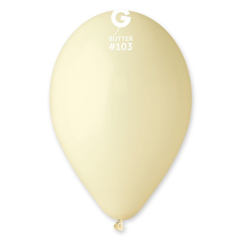 Gemar Latexballon G110 12"/30cm #103 Pastel Butter