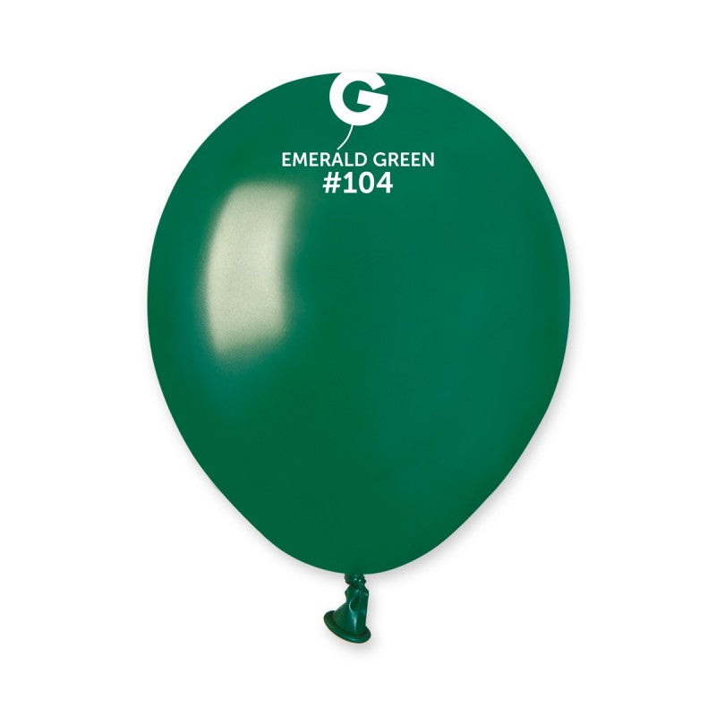 100x Latexballon A50 5"/13cm #104 Pastel Bottle Green