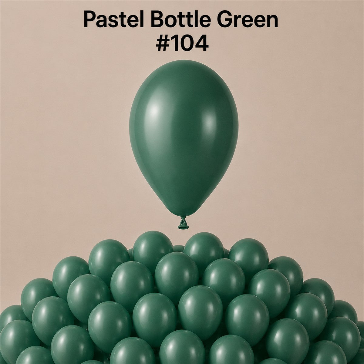 Gemar Latexballon A50 5"/13cm #104 Pastel Bottle Green
