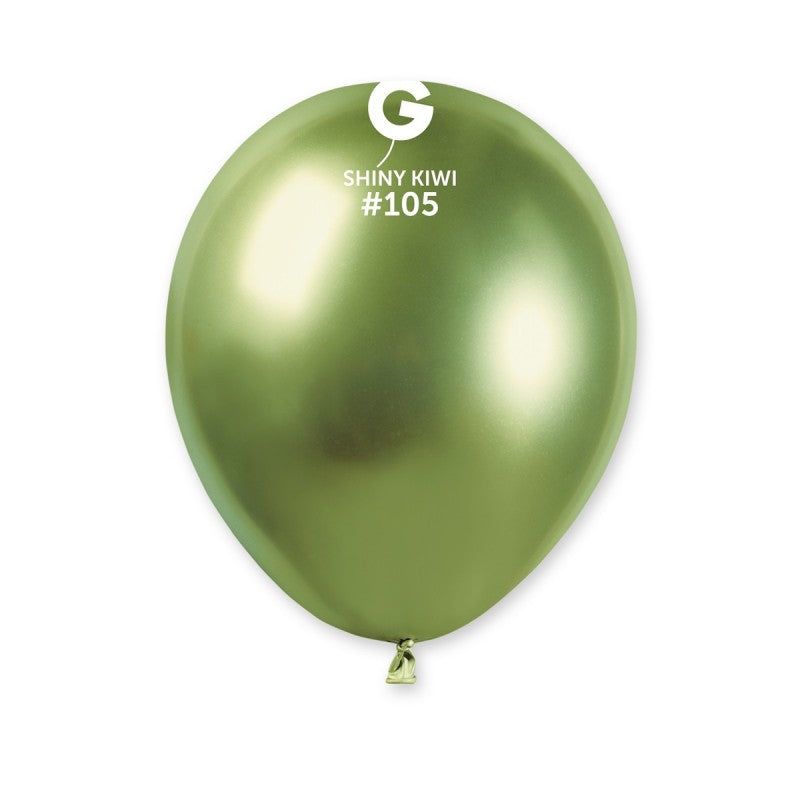 100x Latexballon A50 5"/13cm #105 Shiny Kiwi Green