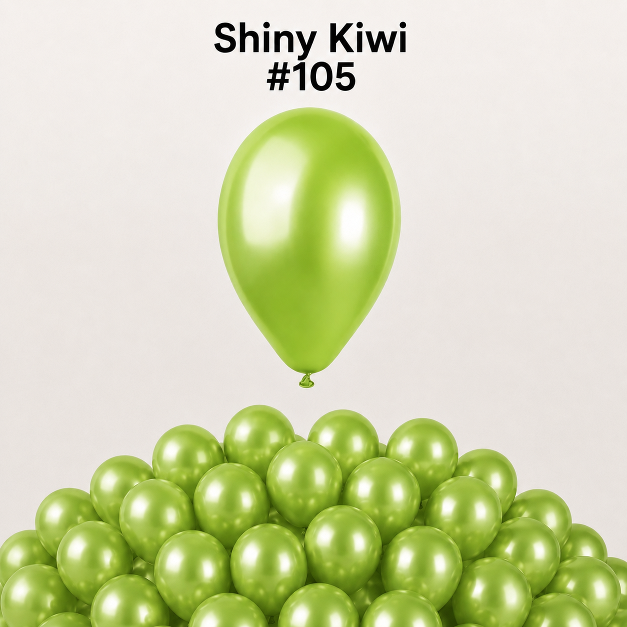Gemar Latexballon A50 5"/13cm #105 Shiny Kiwi Green