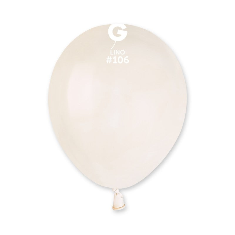 100x Latexballon A50 5"/13cm #106 Pastel Linen