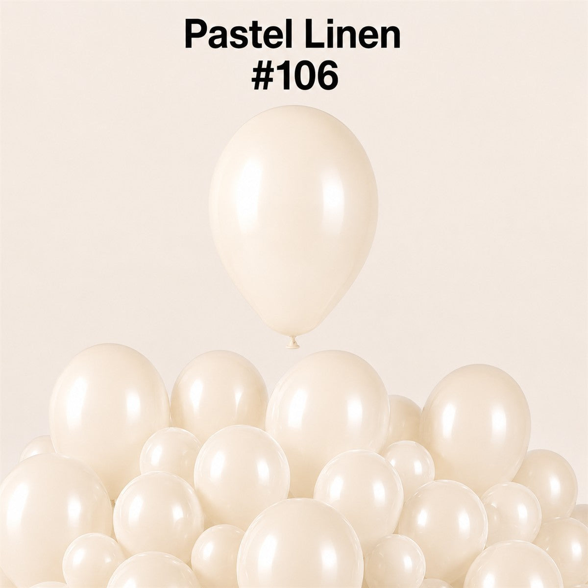Gemar Latexballon G110 12"/30cm #106 Pastel Linen