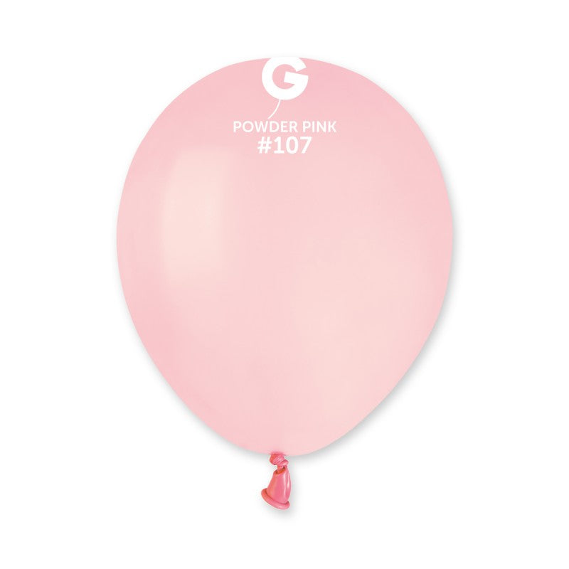 100x Latexballon A50 5"/13cm #107 Pastel Powder Pink