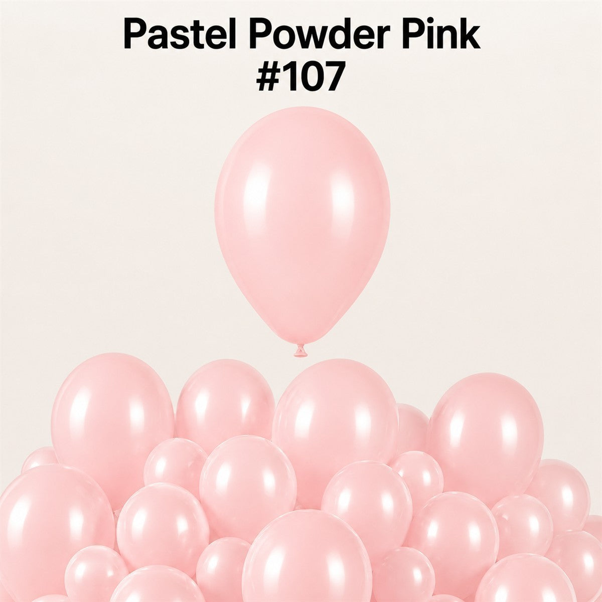 Gemar Latexballon G110 12"/30cm #107 Pastel Powder Pink