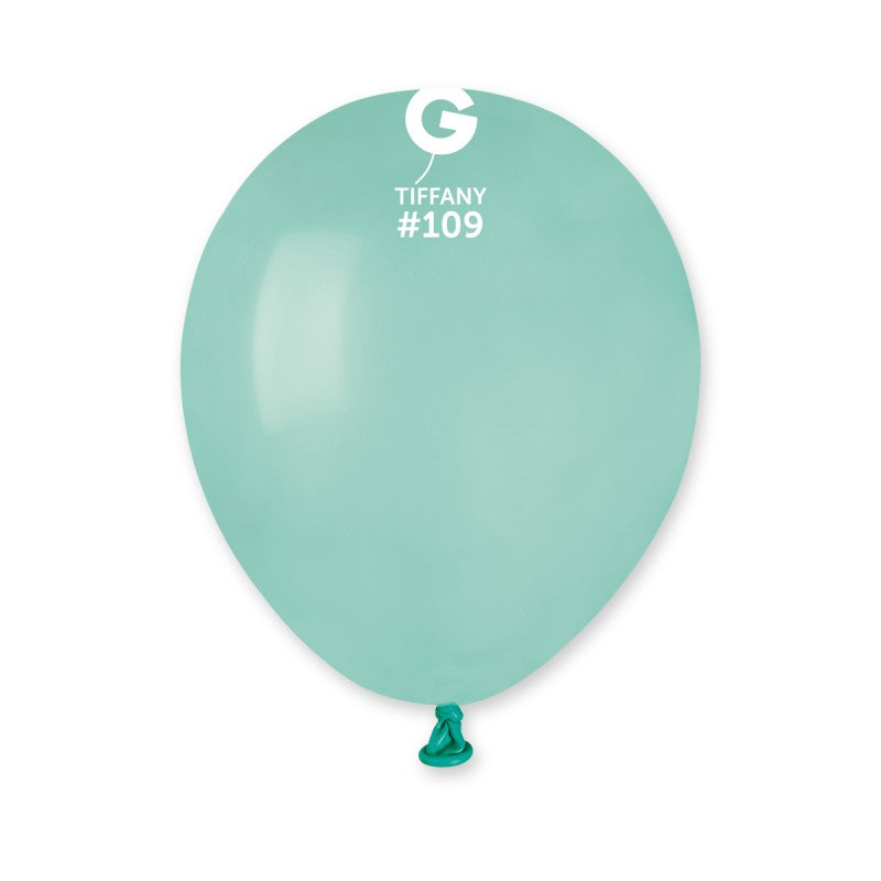 100x Latexballon A50 5"/13cm #109 Pastel Tiffany