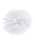 Hängepompom weiß 25 cm