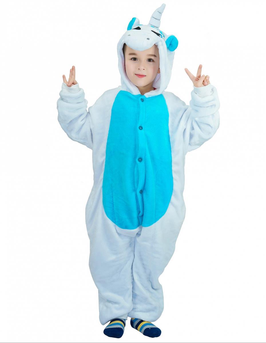Kostüm Einhorn blau (3-4)