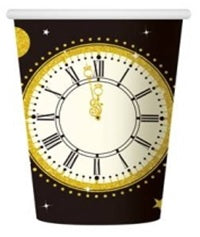 6x Papierbecher  12 o'clock