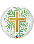 Folienballon 45cm Kreuz Kommunion