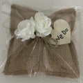 Ringkissen Jute Rosen Herz Holz We Do