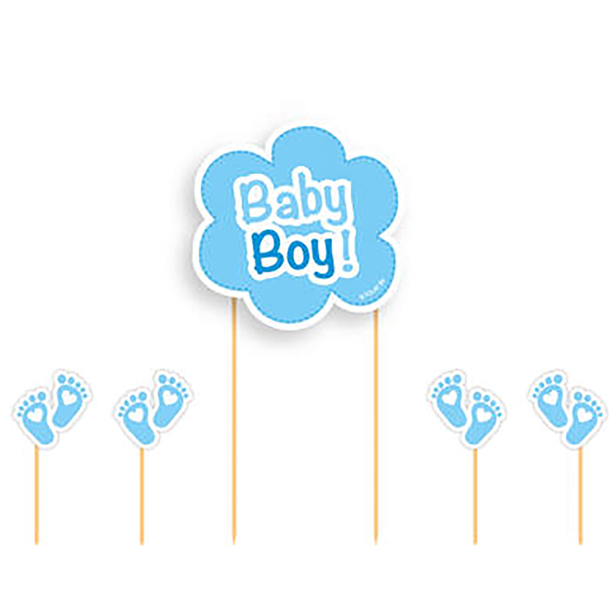 Cake Topper Baby Boy blau