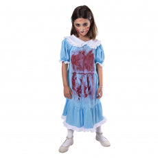 Kostüm Mädchen Horrorfilm Nachthemd blutig (10-12)