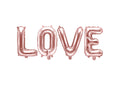 Folienballon Schriftzug (Love) rosegold 35cm Höhe