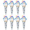 8x Mini-Folienballon Pinguin 50cm