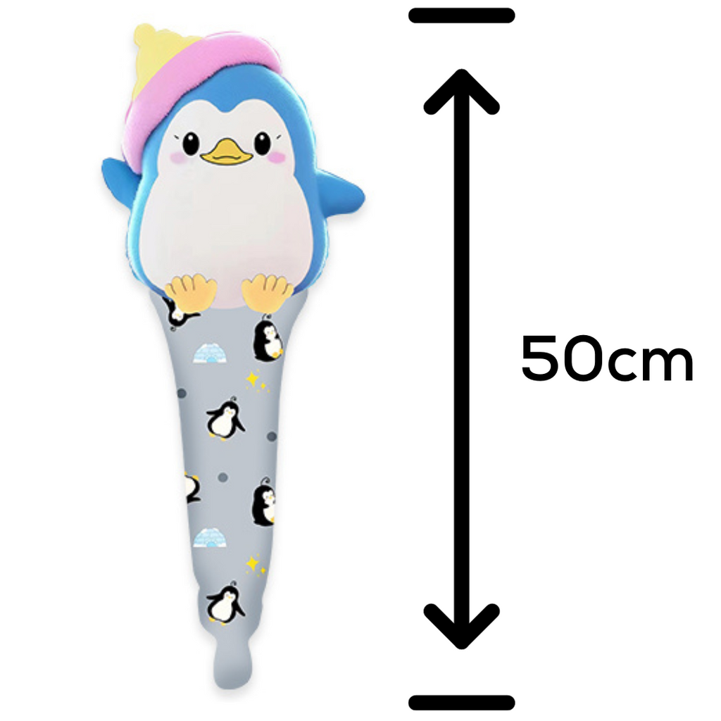 8x Mini-Folienballon Pinguin 50cm