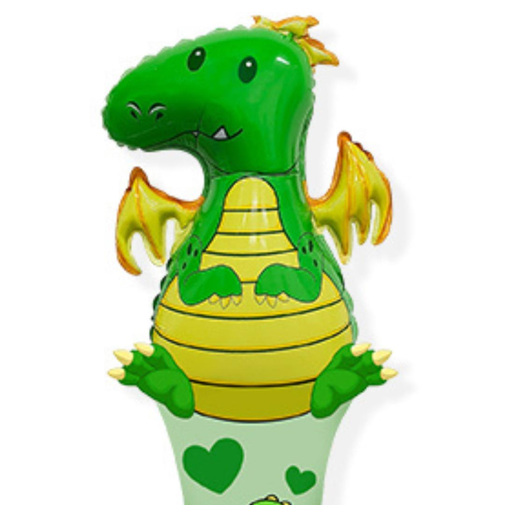 8x Mini-Folienballon Drache 50cm