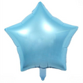 Folienballon Stern 45cm hellblau