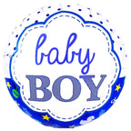 Party Austria 9x Folienballon Baby Boy 45cm/60cm