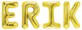 Folienballon Schriftzug männliche Namen (Erik) 35cm Höhe