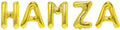 Banner männliche Namen (Hamza) 16x12cm weiß
