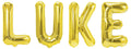 Banner männliche Namen (Luke) 16x12cm weiß