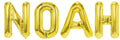 Banner männliche Namen (Noah) 16x12cm weiß