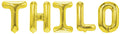 Folienballon Schriftzug männliche Namen (Thilo) 35cm Höhe