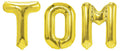 Folienballon Schriftzug männliche Namen (Tom) 35cm Höhe