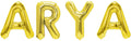 Folienballon Schriftzug weibliche Namen (Arya) 35cm Höhe