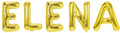 Folienballon Schriftzug weibliche Namen (Elena) 35cm Höhe