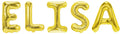 Banner weibliche Namen (Elisa) 16x12cm weiß