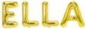 Banner weibliche Namen (Ella) 16x12cm weiß