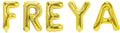 Banner weibliche Namen (Freya) 16x12cm weiß